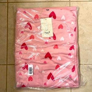 KYTE baby blanket pink hearts